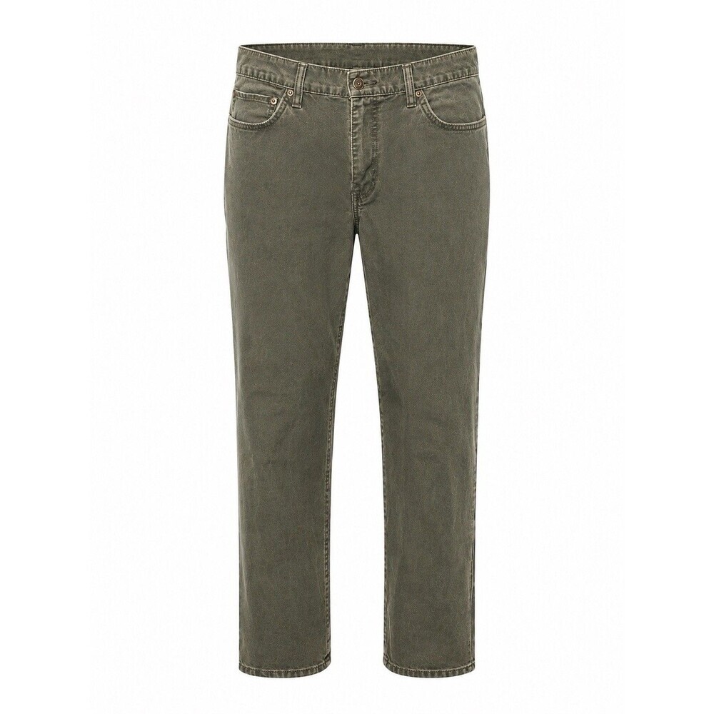 Dockers Men’s Straight Fit Gray 5 Pocket Pants 36x32 Cotton Casual Chinos